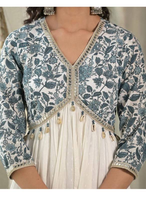 Festive Alia-Style Cotton Suit Set for a Cool & Stylish Look