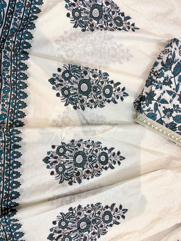 Festive Alia-Style Cotton Suit Set for a Cool & Stylish Look