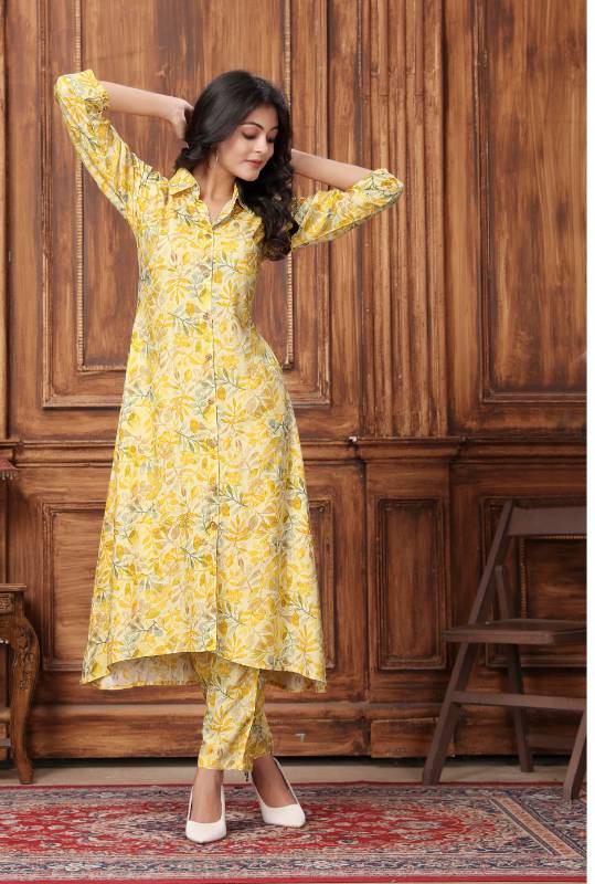 Stylish Premium Rayon Co-ord Set with Pocket