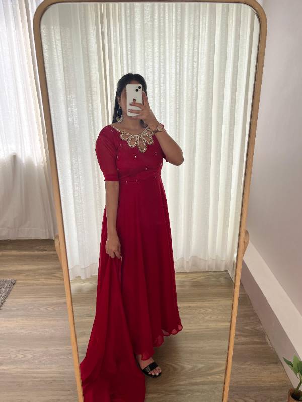 Nyra Cut Gown With Dupatta