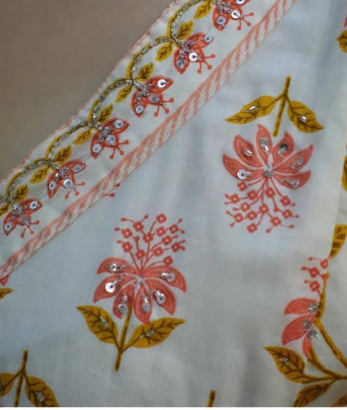 White-Grey Floral Afghani Suit Set: A Perfect Blend of Tradition and Sophistication