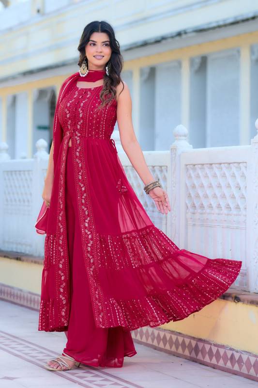 Premium Designer Emerald Elegance Anarkali Dress. 

DRESS, PLAZZO, DUPATTA PAIR