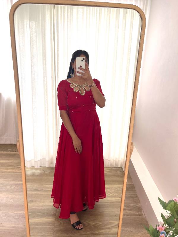 Nyra Cut Gown With Dupatta