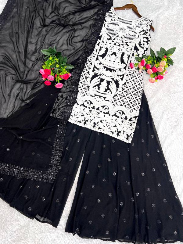 JD-563
3-Piece Fancy Kurti Set with Palazzo and Beautiful Dupatta