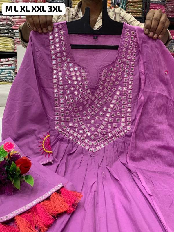 Festival Special Designer Anarkali Set - Showroom Collection (3PCS)