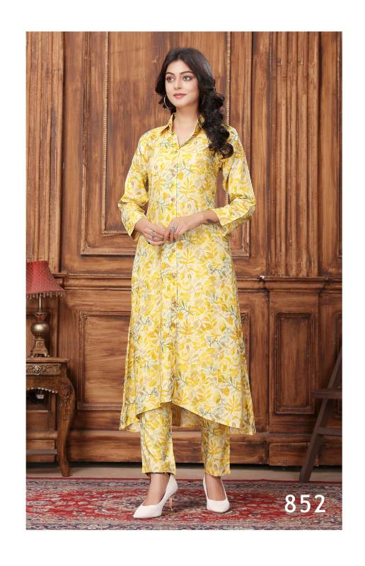 Stylish Premium Rayon Co-ord Set with Pocket