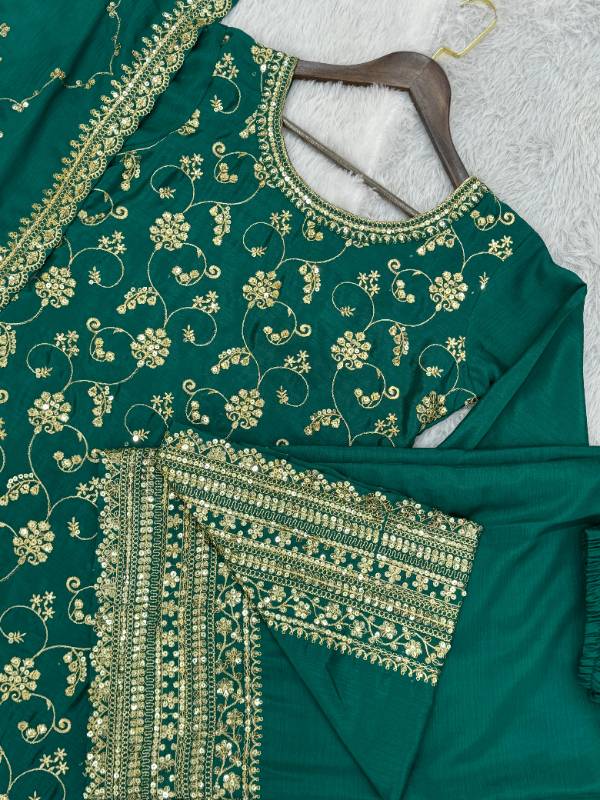 JD-572 
3-Piece Kurti, Palazzo, and Dupatta Set