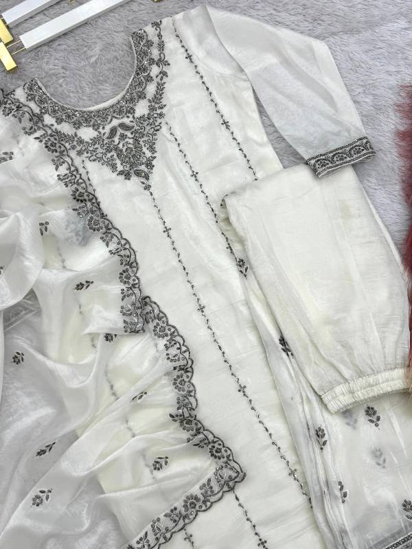 UPCOMING NEW REAL MODELING COLLECTION  3-Piece Kurti, Palazzo, and Dupatta Set