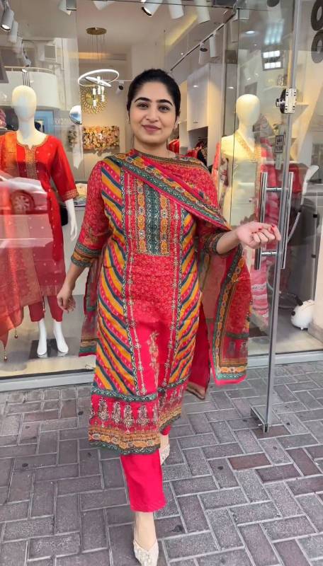 UPCOMING NEW EID COLLECTION 
 3-Piece Fancy Kurti Set with Pant and Beautiful Dupatta