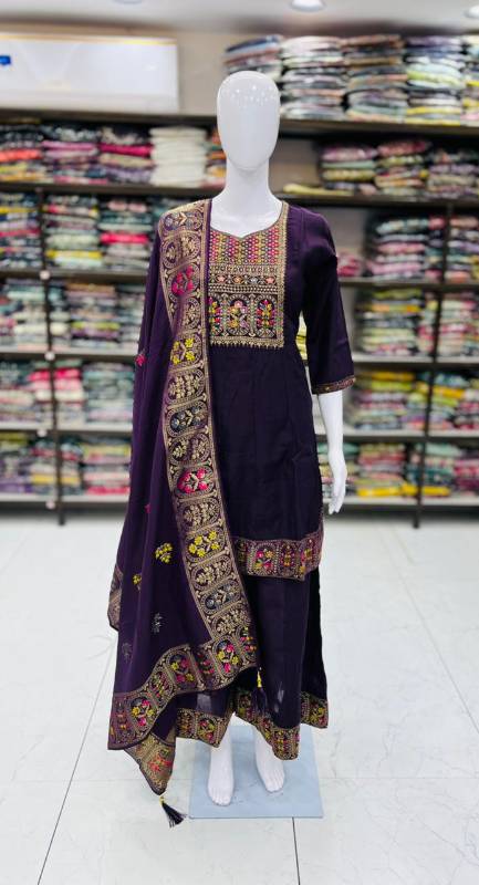 Plazzo Pair with Kediya Kurti - Party Wear Ensemble