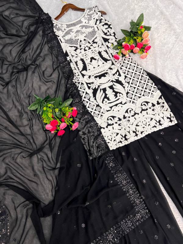 JD-563
3-Piece Fancy Kurti Set with Palazzo and Beautiful Dupatta
