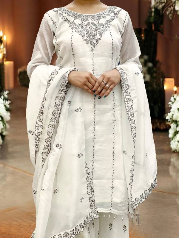 UPCOMING NEW REAL MODELING COLLECTION  3-Piece Kurti, Palazzo, and Dupatta Set
