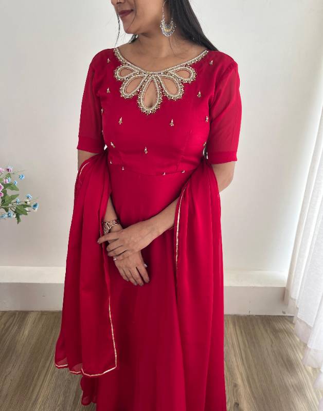 Nyra Cut Gown With Dupatta