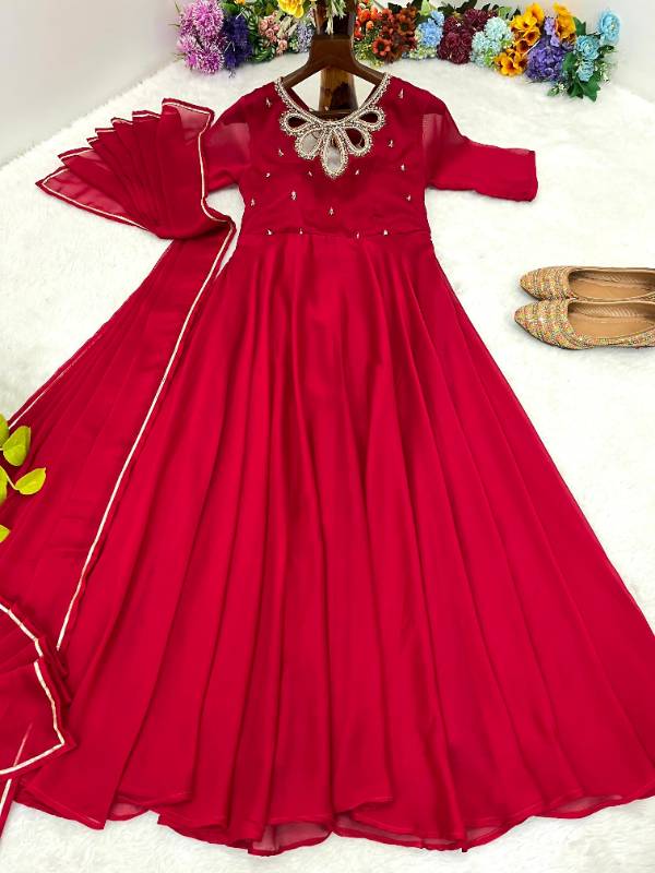 Nyra Cut Gown With Dupatta