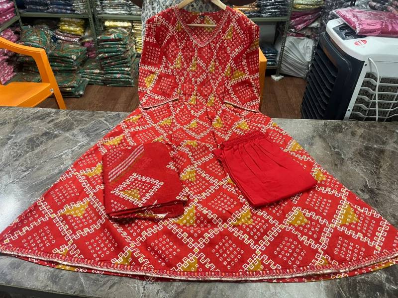 Karwa Chauth Red kurti Pent With Dupatta