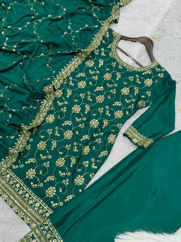 JD-572 
3-Piece Kurti, Palazzo, and Dupatta Set