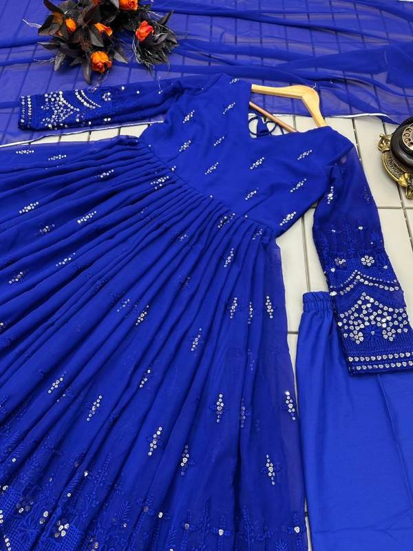 New Designer Party Gown & Dupatta Set