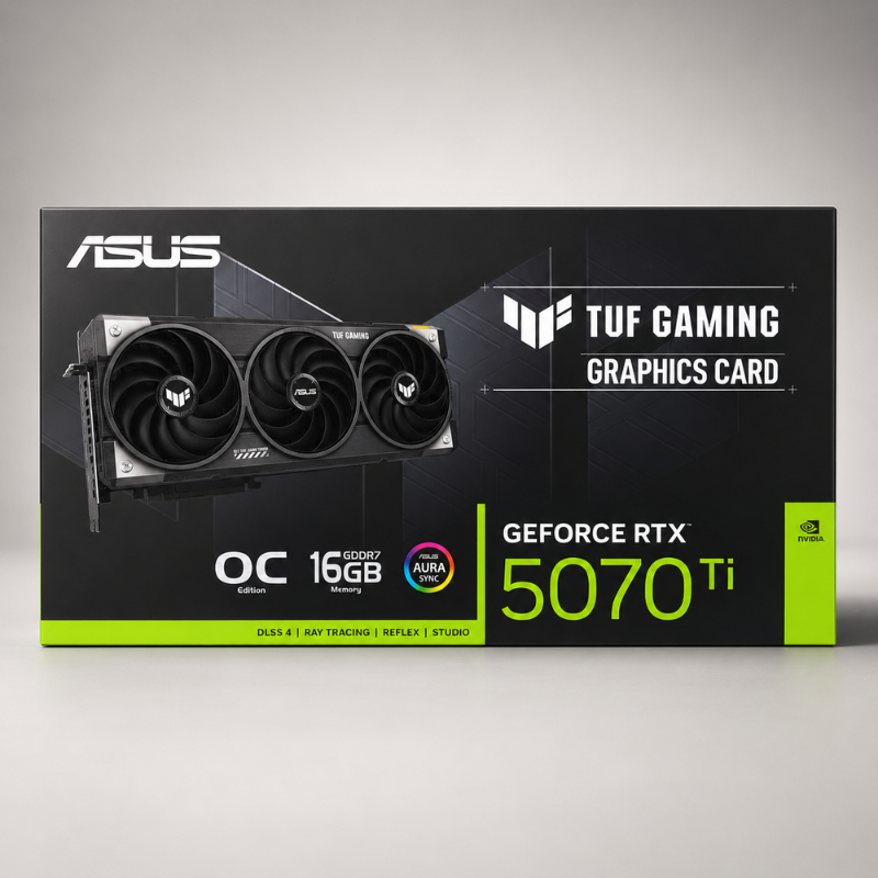 ASUS TUF GAMING RTX 5070Ti 16GB  OC - Black
