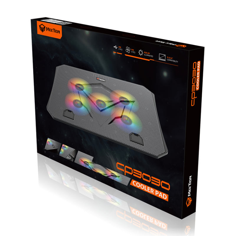 MEETION CP3030 RGB GAMING COOLING PADS