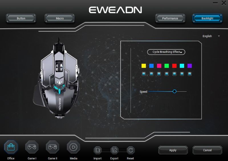 EWEADN G5 Wired Gaming Mouses