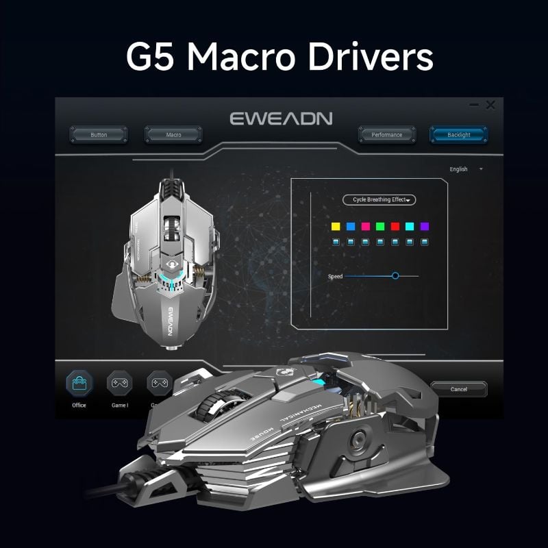 EWEADN G5 Wired Gaming Mouses