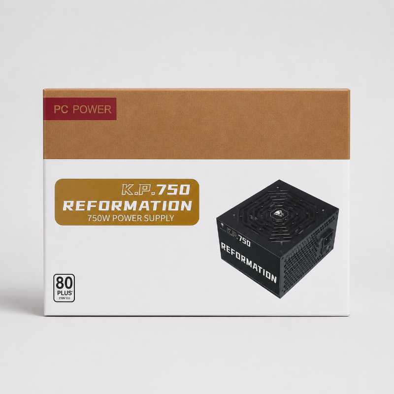 KP750 80 Plus White 750W Gaming Power Supply