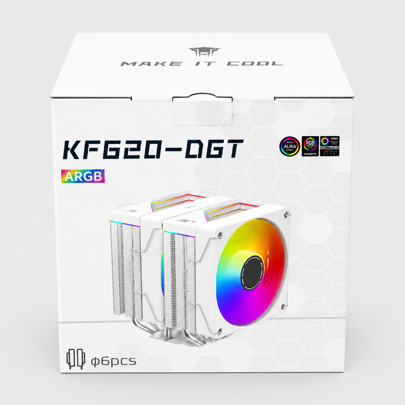 KF620 DIGITAL ARGB - WHITE CPU Cooler