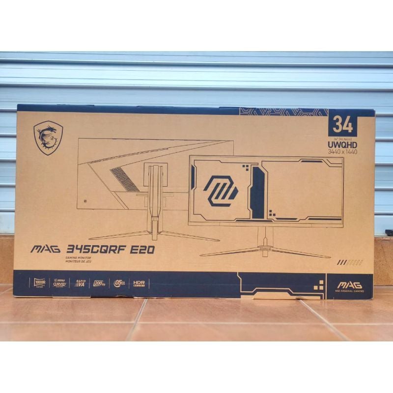 MSI MAG 345CQR E2 Monitor