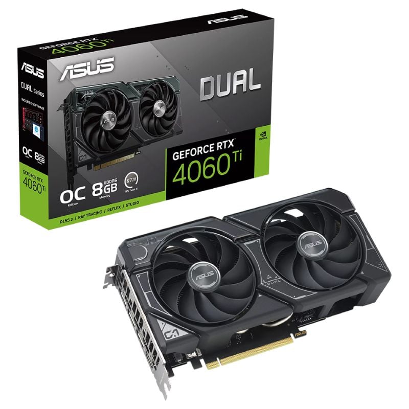 Asus Dual RTX 4060 TI 8GB Black