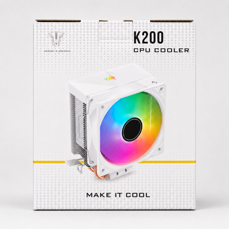 KF200 - WHITE CPU Cooler