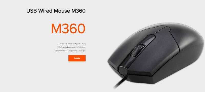 MEETION USB WIRED MOUSE M360