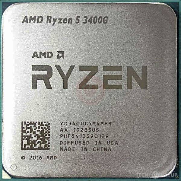 AMD Ryzen 5 3400G Processor