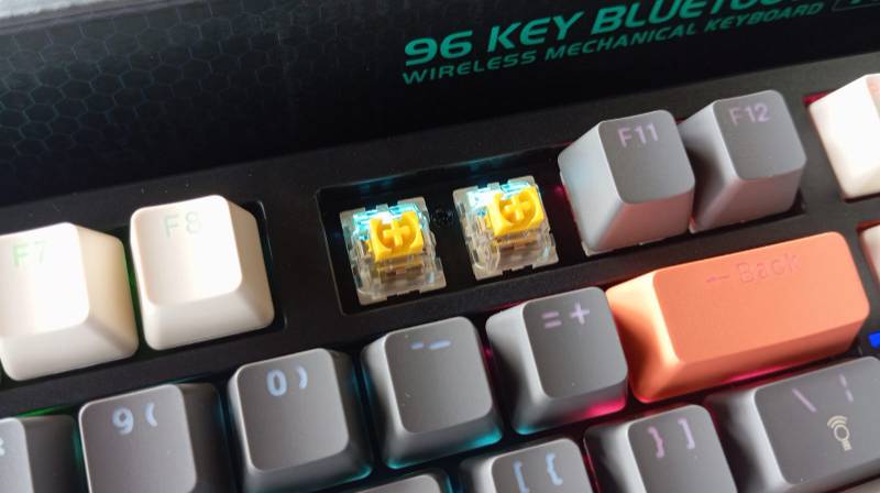 Leaven H96 Tri-Mode 96-Key RGB Wireless Mechanical Keyboard