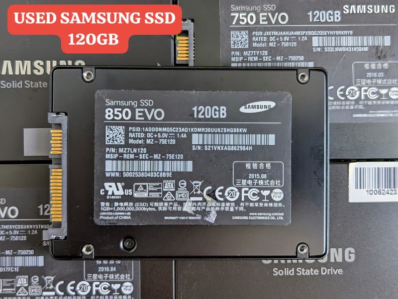 SAMSUNG 850EVO 120GB SSD