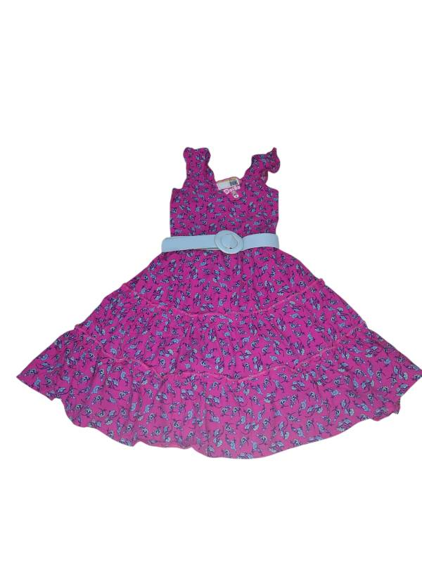 Vestido con Correa Fucsia