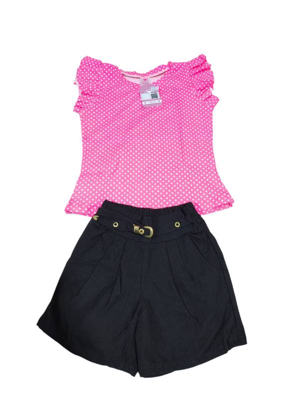 Conjunto dos piezas Rosado y Negro