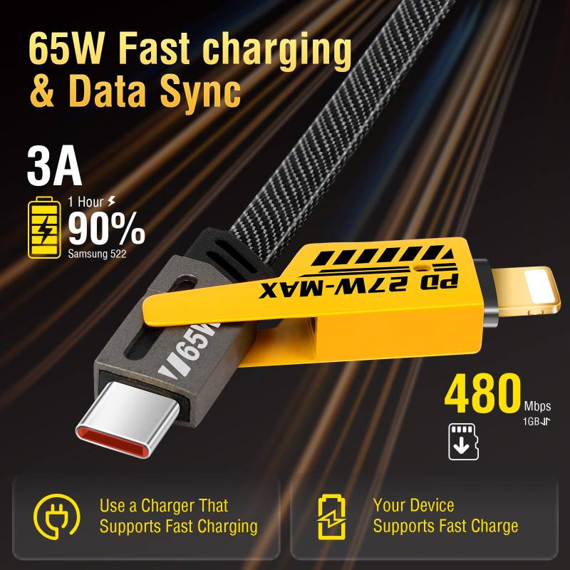 4 in 1 charging cable