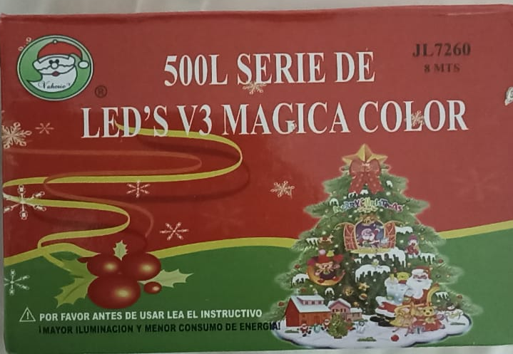 500 LUCES SERIE DE LED´S MAGICA COLOR