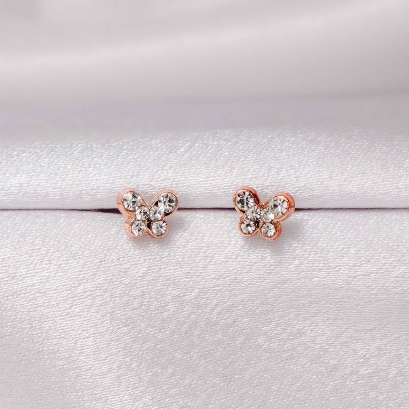 Rounded Butterfly Mini Stud | UF102