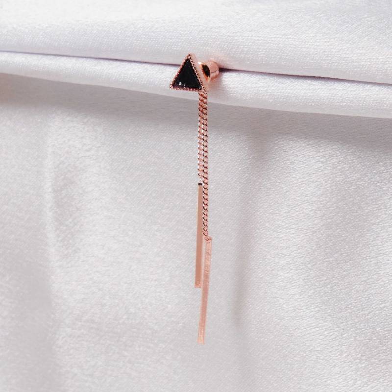 Du Dangly Stick Triangle Rose Gold | DL102