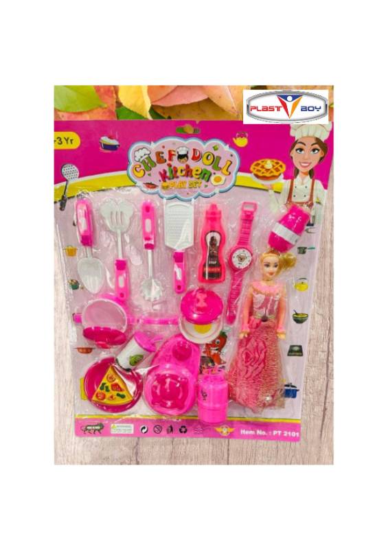 2101 Chef Doll Kitchen Set