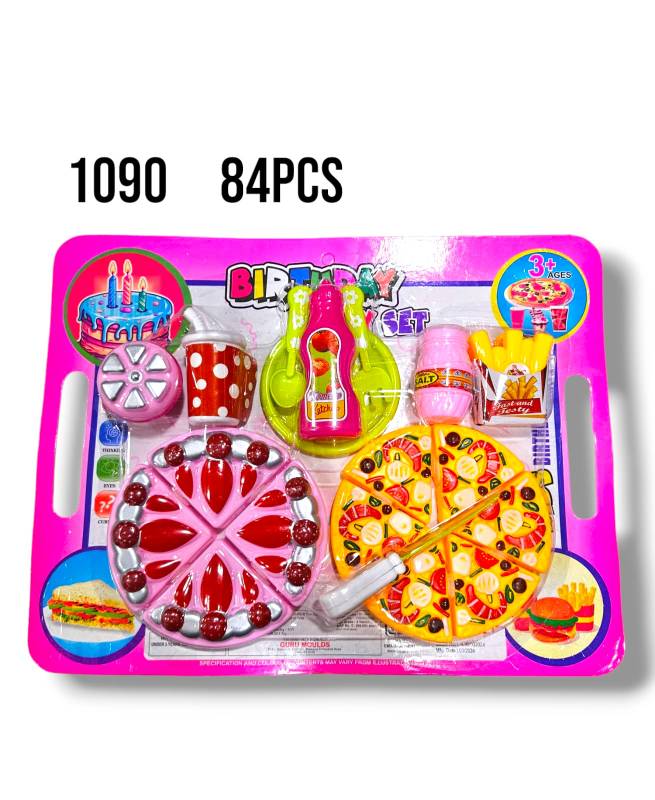 1090 Cake Pizza Birthday Set