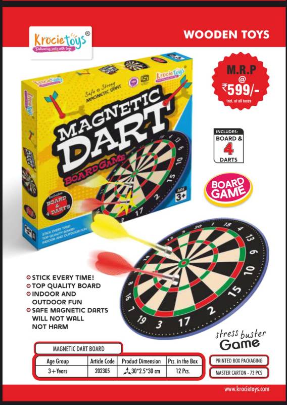 MAGNETIC DART BOARD 
(BOX PACKING)