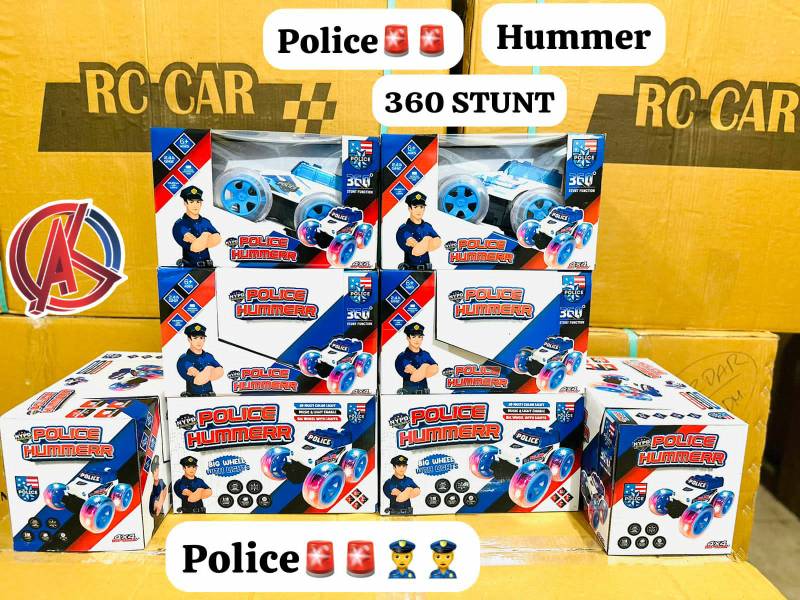 RC STUNT CAR - POLICE