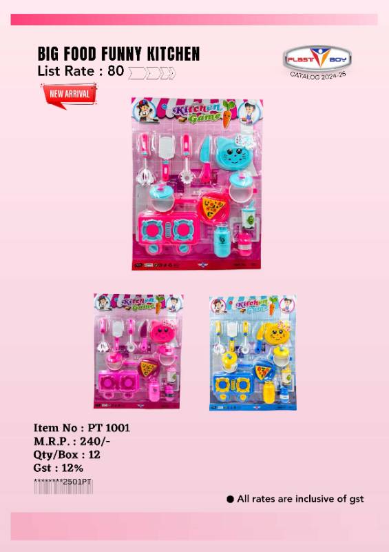 1001 Big Food Funny Kitchen Set