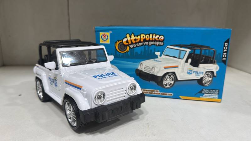 POLICE JEEP