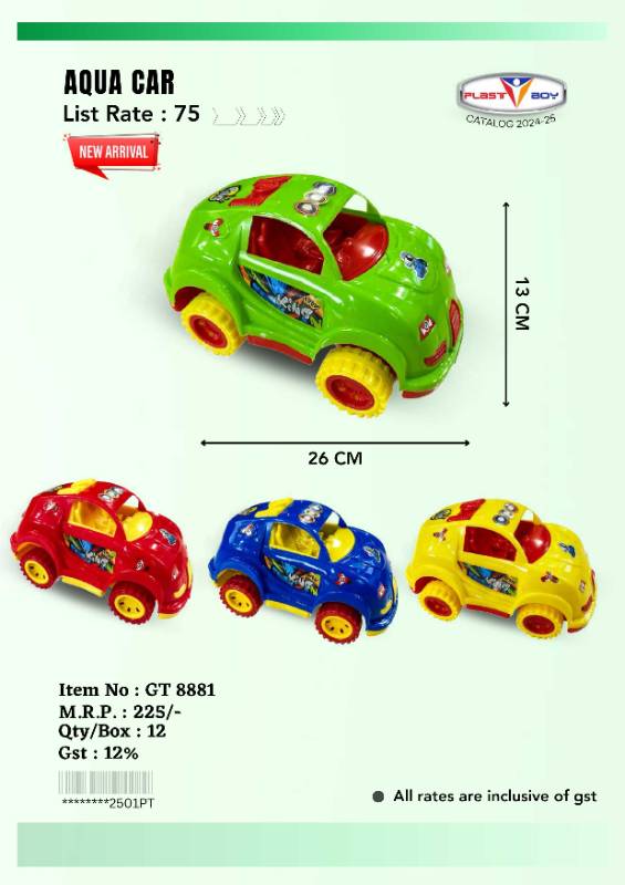 8881 Aqua Car