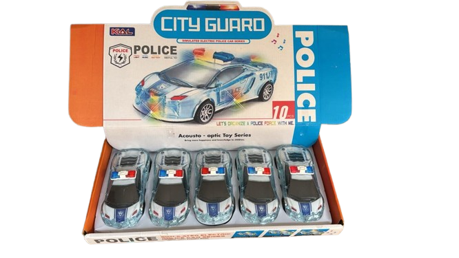 1002 POLICE CAR 
LIGHT & MUSIC