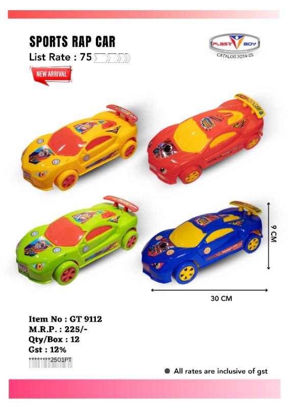 9112 Sports Rap Car