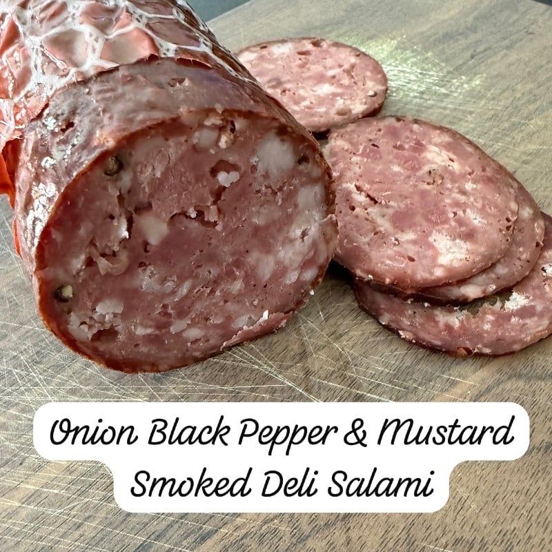 Onion Black Pepper & Mustard Seed Deli Salami | 500g